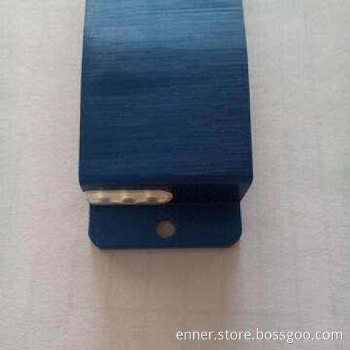 112.3*16.7*1.6mm, blue Anodized Extruded Aluminum Heat Sink